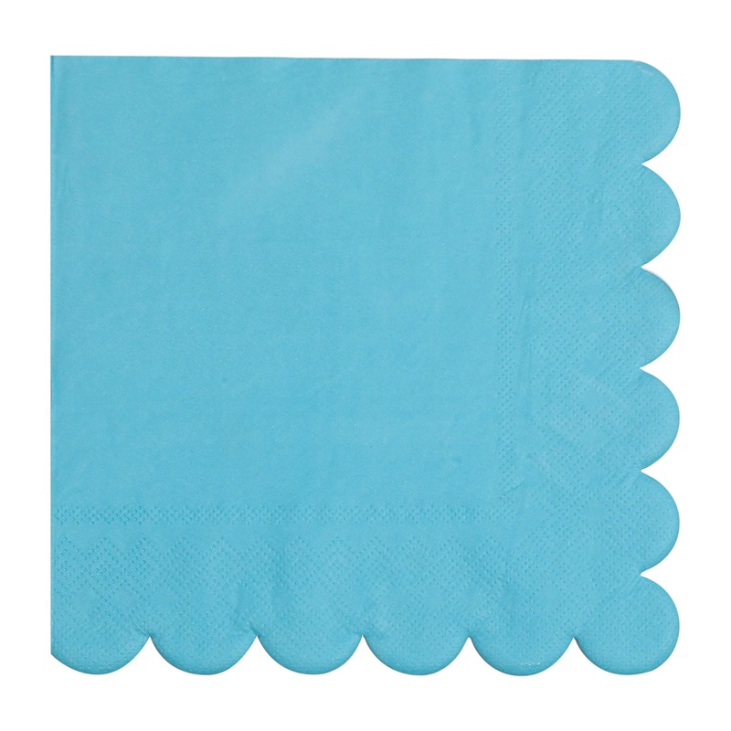Lace-Edged Shaped Napkins