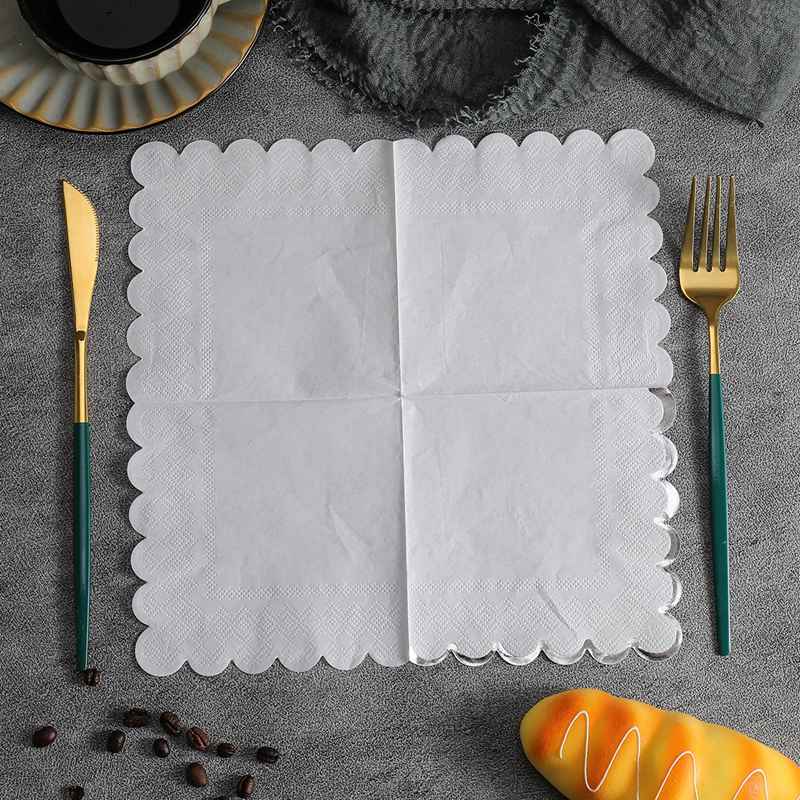 Lace-Edged Napkins