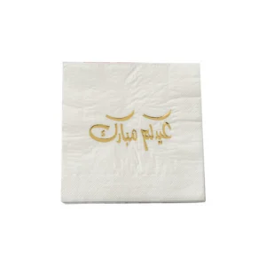 Colored Hot-Stamped Letter Napkins