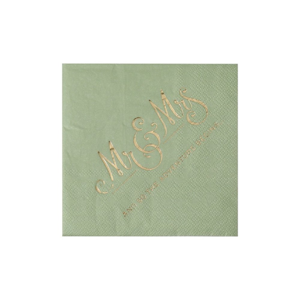 Gold Foil Gold-Stamped Square Household Napkins