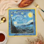 Printed Patterns Van Gogh's Starry Night Printed Napkins