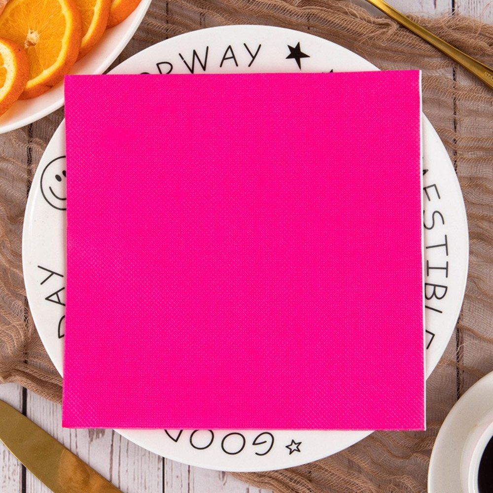 Solid Colors 25cm Printed Solid-Color Napkins