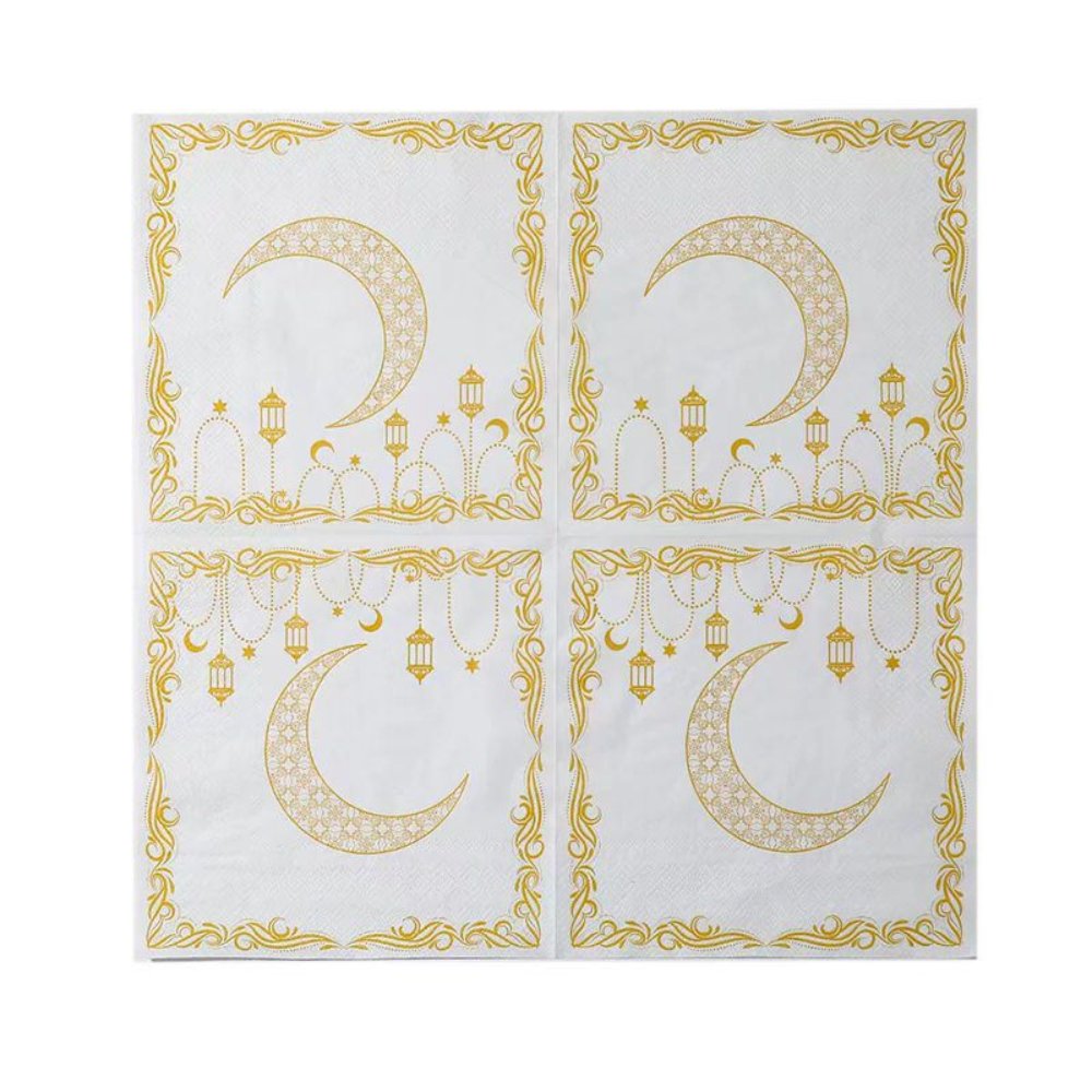 Printed Patterns Printed Moon Series Napkins
