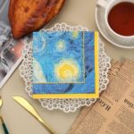 Printed Patterns Van Gogh's Starry Night Printed Napkins