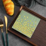 Gold Foil Gold-Dotted Colorful Paper Napkins