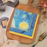 Printed Patterns Van Gogh's Starry Night Printed Napkins