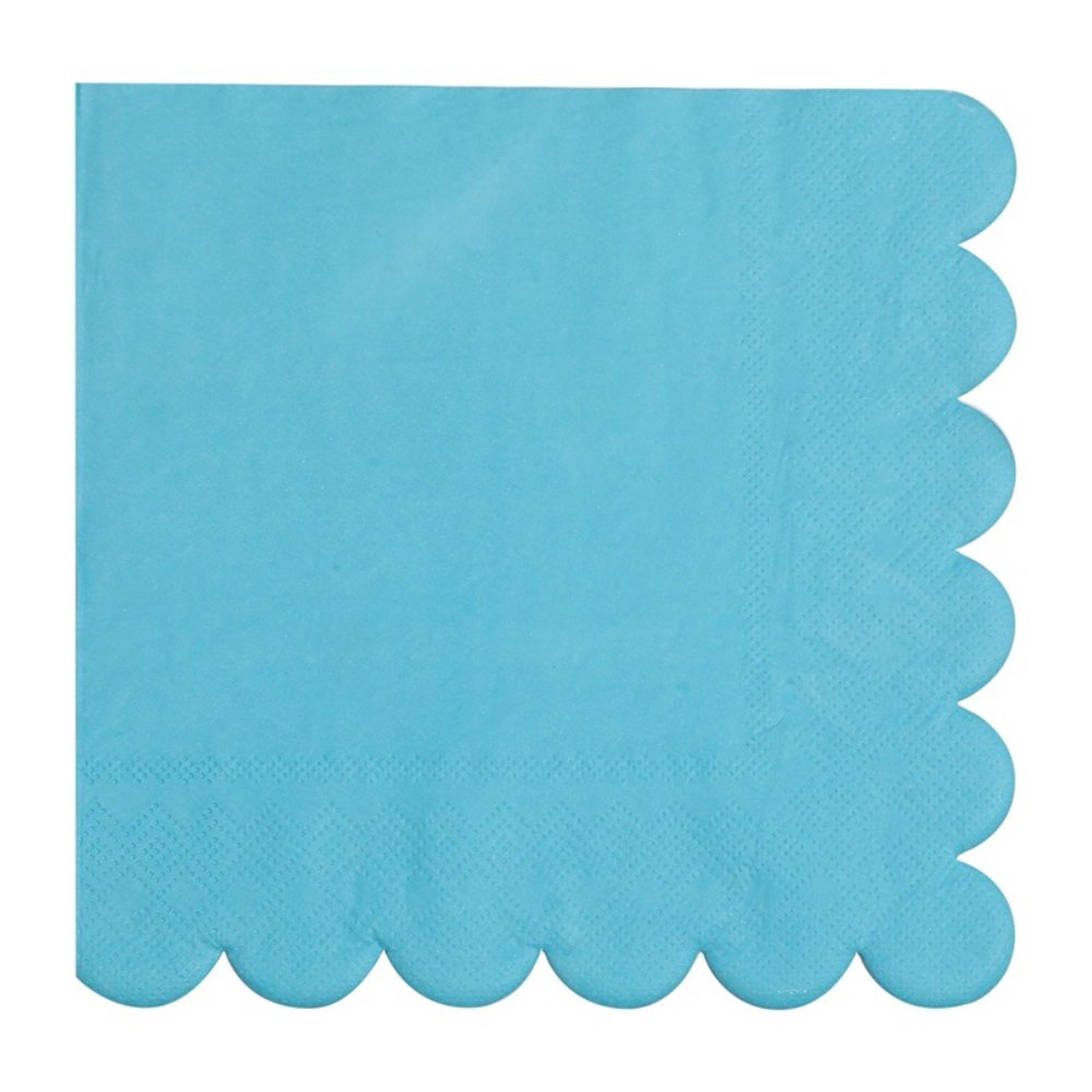 Solid Colors Lace-Edged Shaped Napkins
