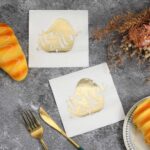 Gold Foil Romantic Gold-Stamped Heart Napkins