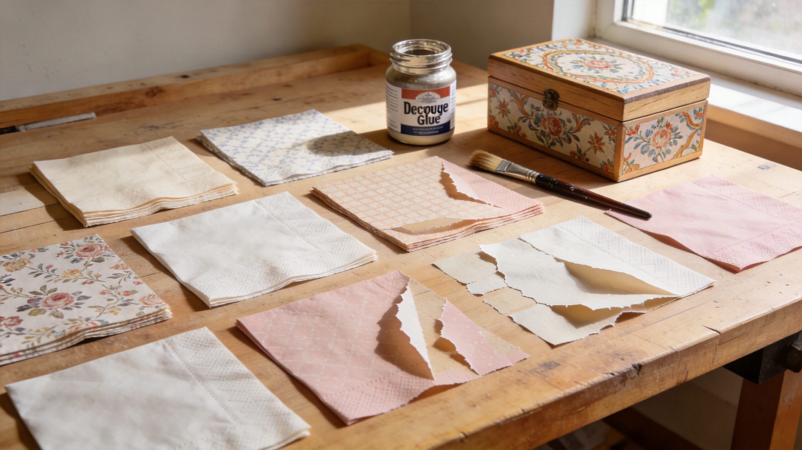 Using Paper Napkins for Decoupage: A Creative Guide for Craft Businesses